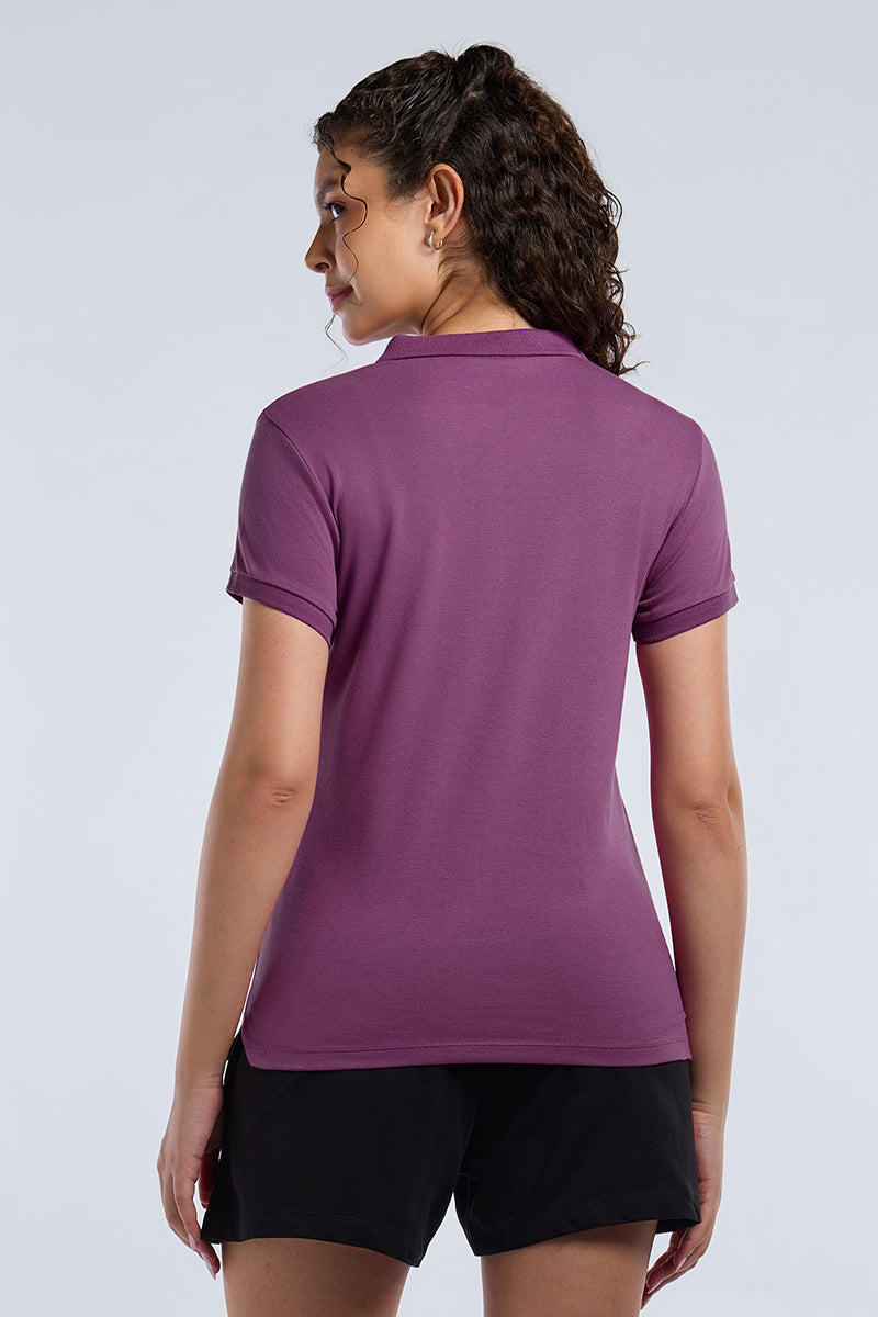 ELEMENTS CLASSIC POLO - Amethyst