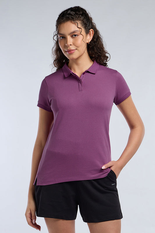 ELEMENTS CLASSIC POLO - Amethyst