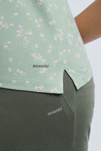 ELEMENTS CLASSIC POLO - Aqua Florals Print thumbnail 5