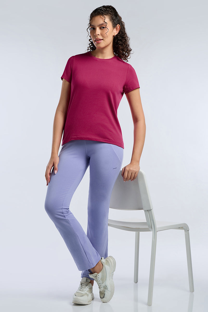 ESSENTIAL CREW NECK TEE - Granita