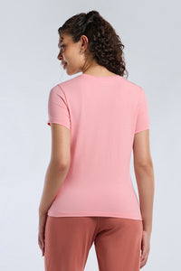 ESSENTIAL CREW NECK TEE - Pink Dolphin thumbnail 3