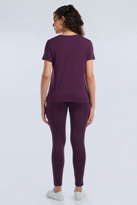 ESSENTIAL CREW NECK TEE - Winter Bloom thumbnail 6