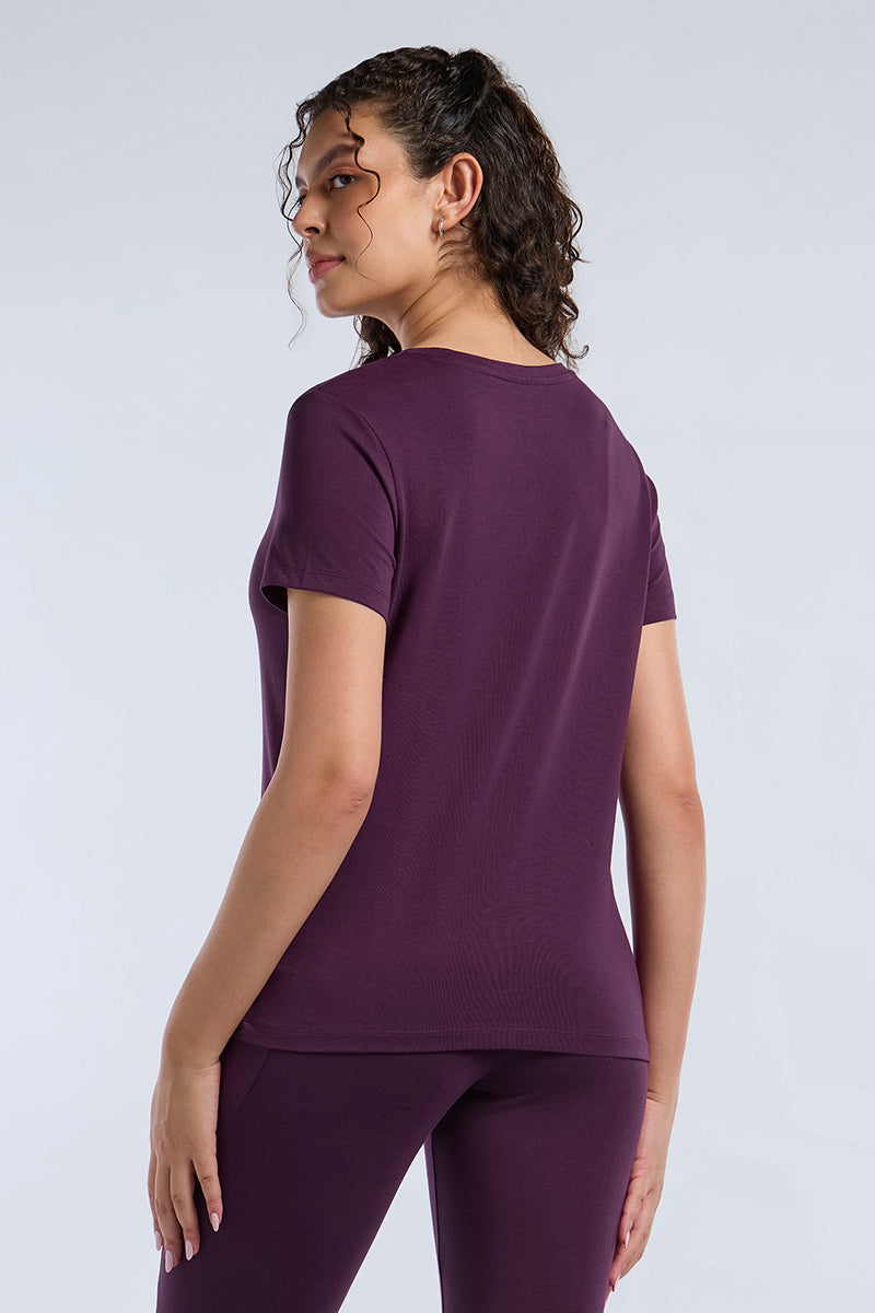 ESSENTIAL CREW NECK TEE - Winter Bloom - Image 3 of 7