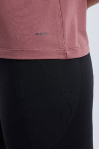 ESSENTIAL V NECK TEE - Deco Rose thumbnail 5