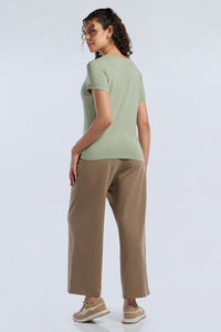 ESSENTIAL V NECK TEE - Desert Sage thumbnail 6