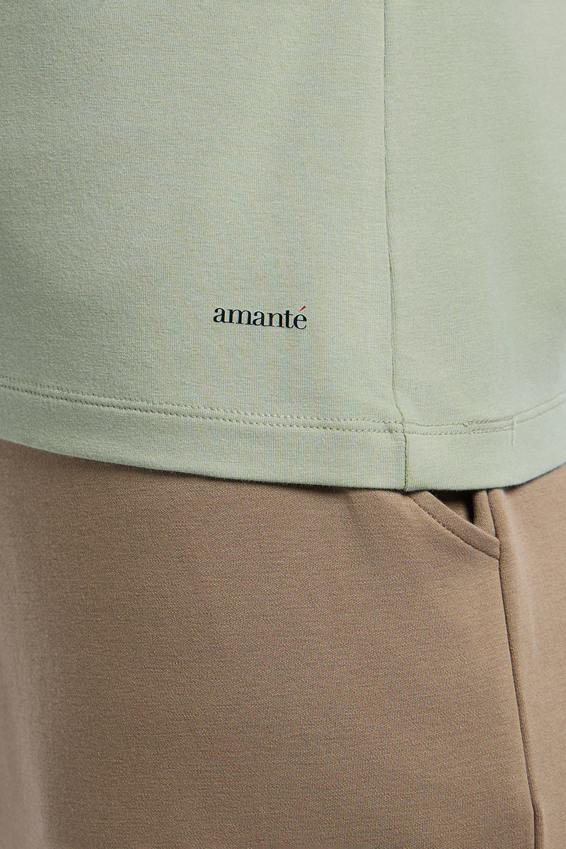 ESSENTIAL V NECK TEE - Desert Sage - Image 5 of 7