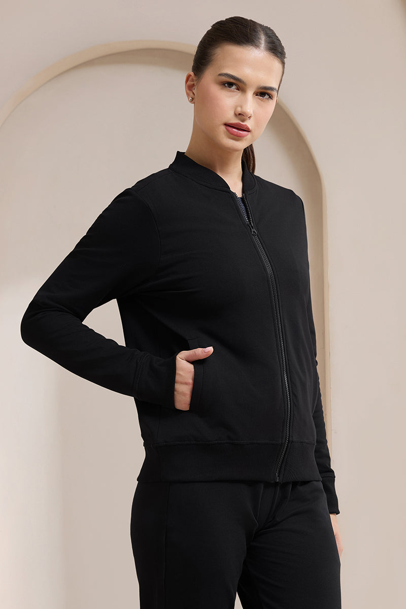 Terry Chic Jacket - Black