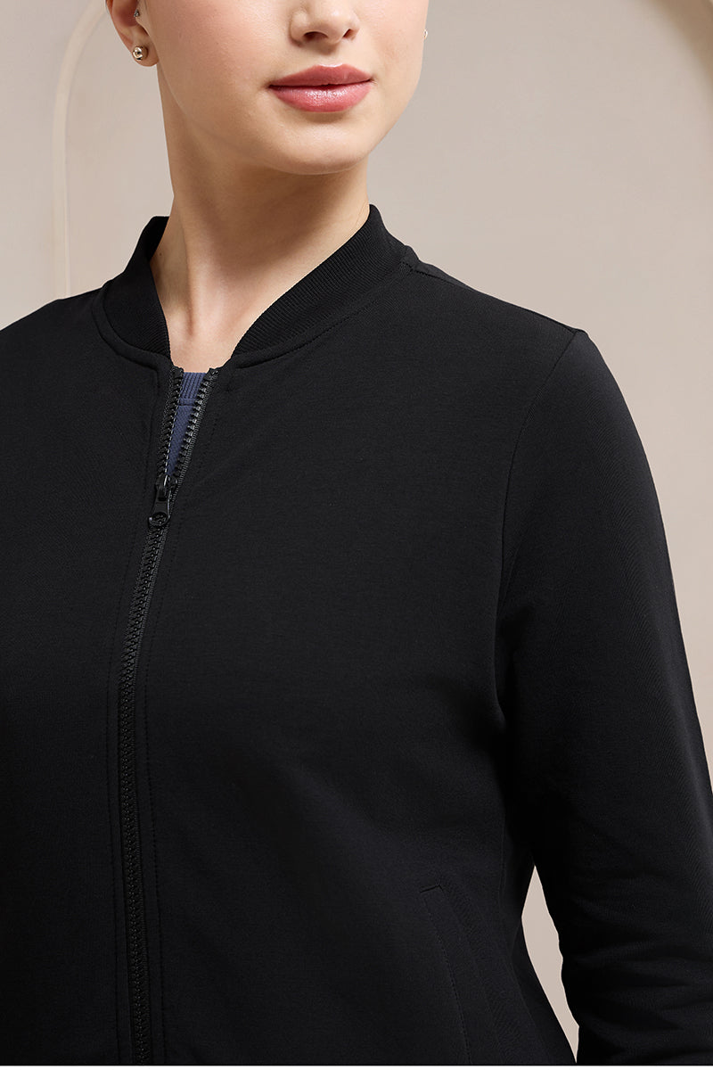 Terry Chic Jacket - Black