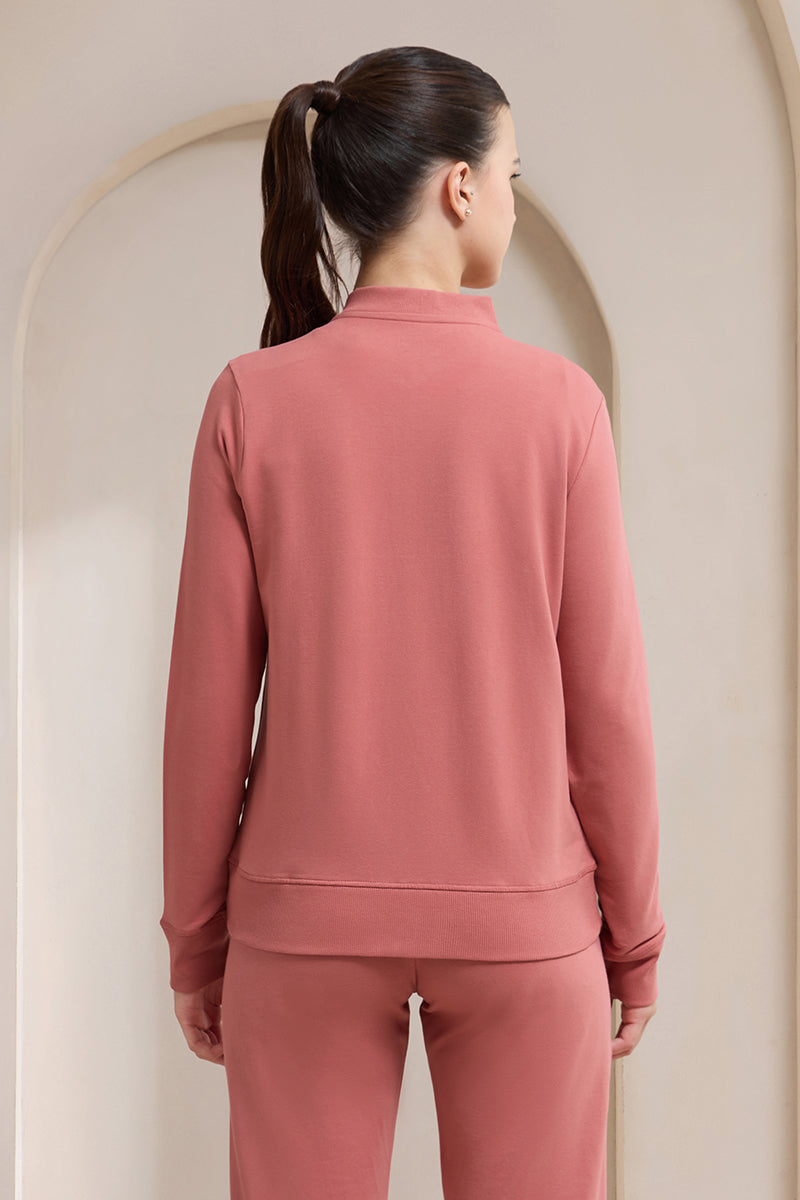 Terry Chic Jacket - Dusty Cedar