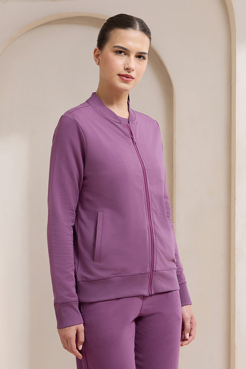 Terry Chic Jacket - Grape Kiss