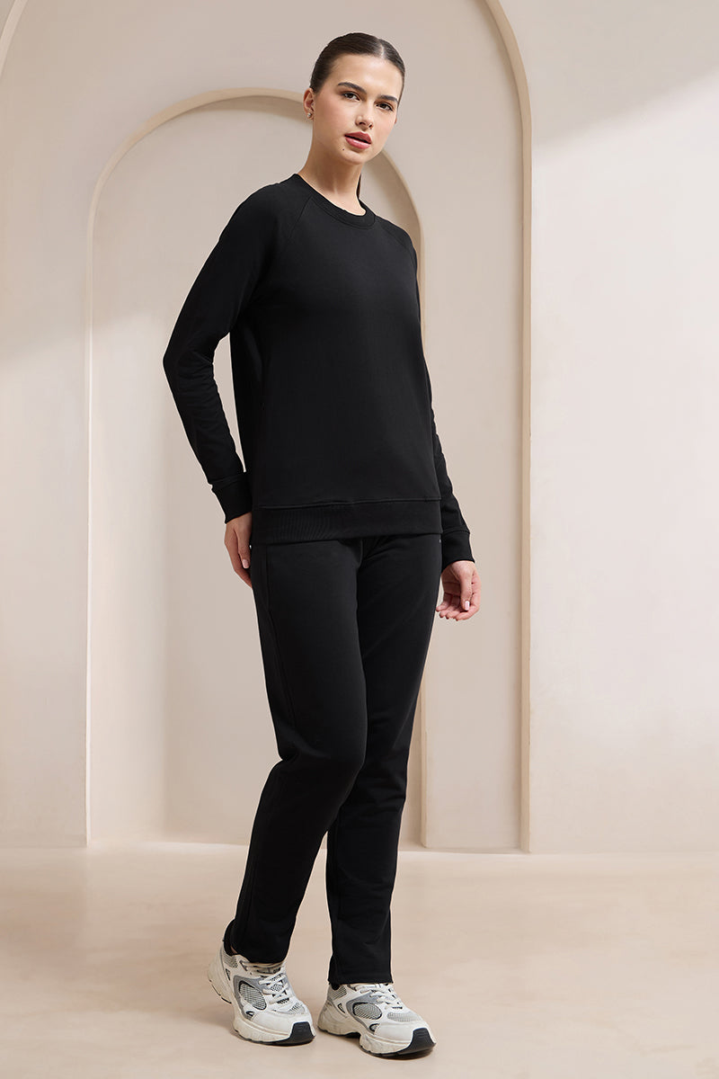 Terry Chic Sweatshirt - Black - Image 6 of 6
