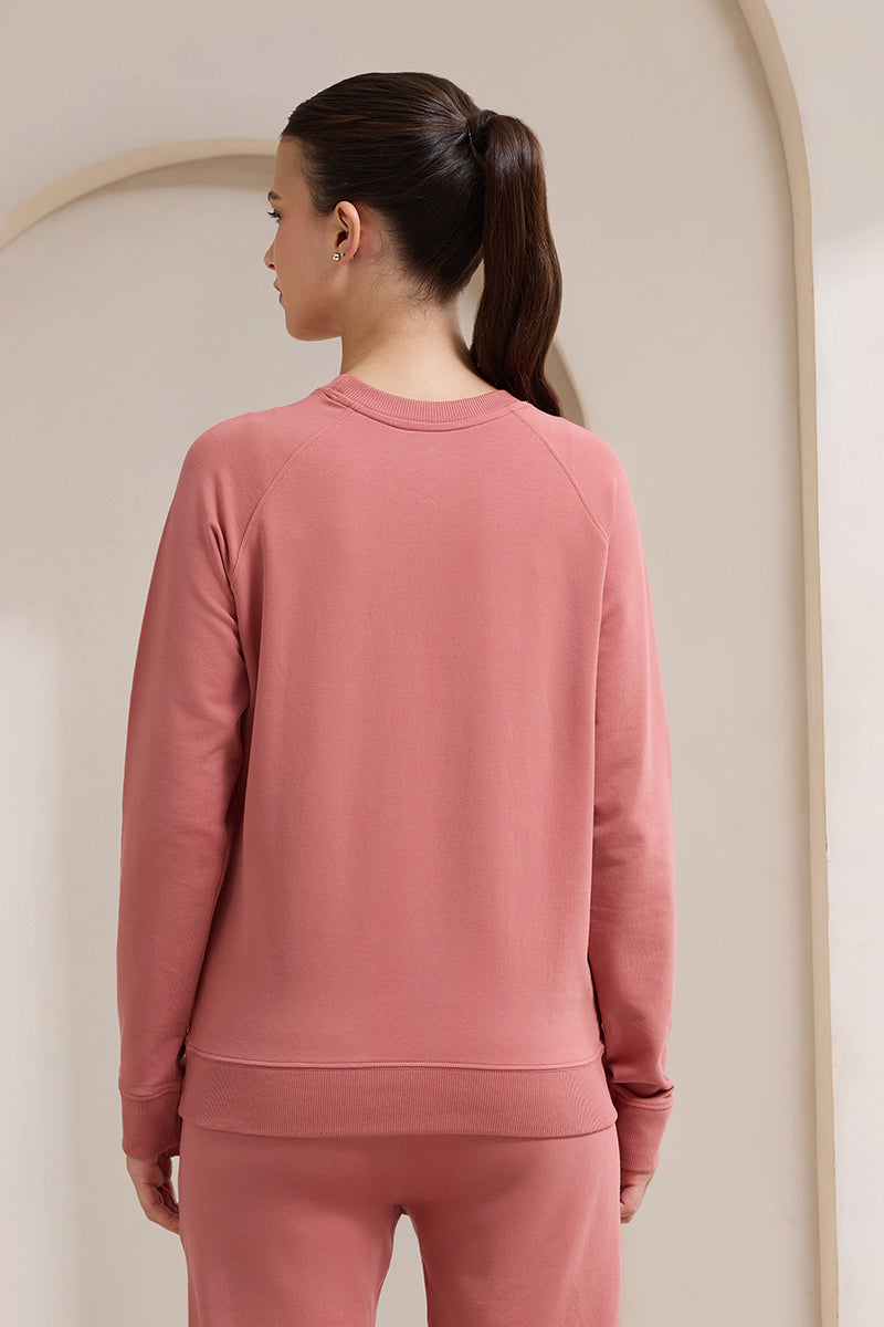 Terry Chic Sweatshirt - Dusty Cedar