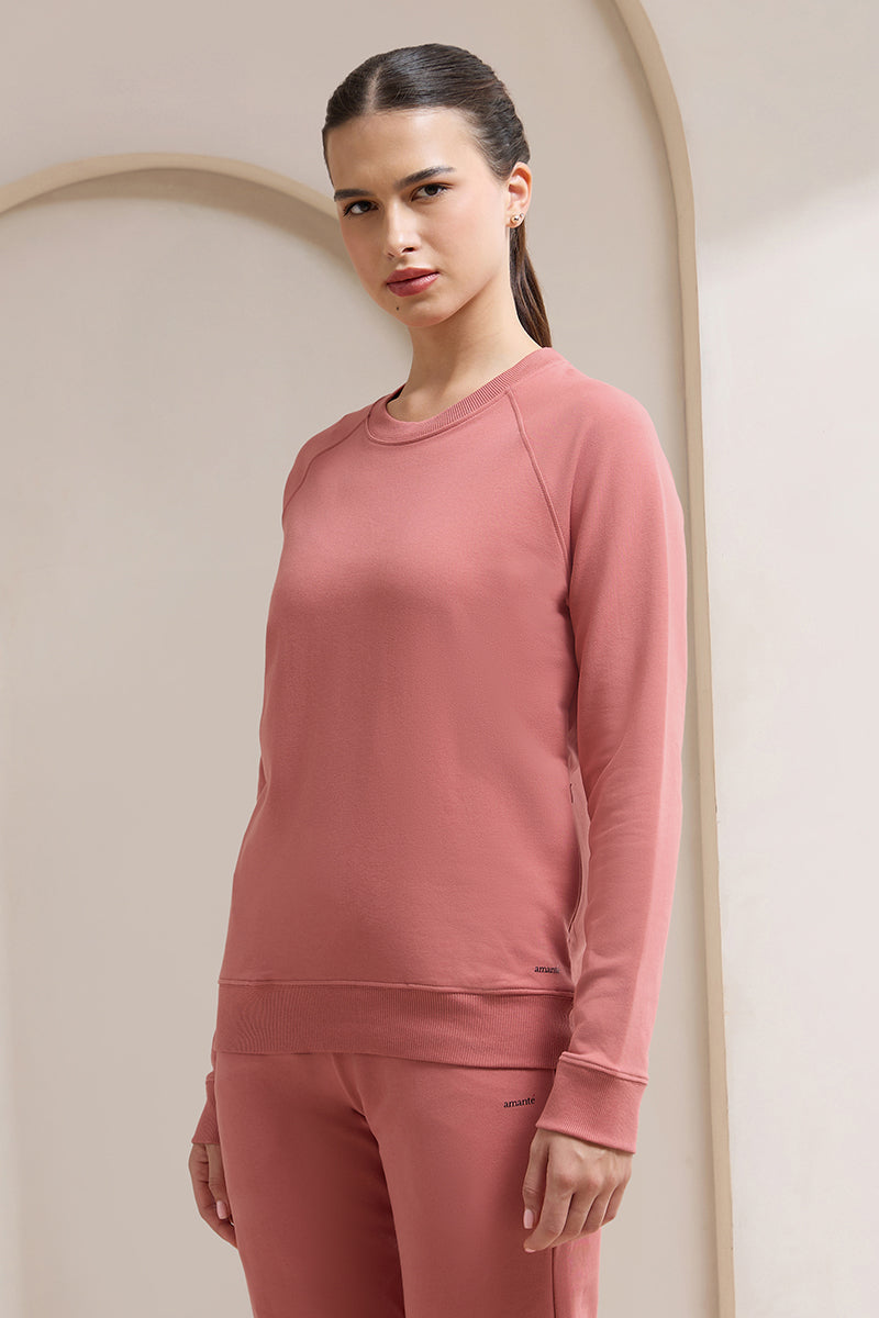 Terry Chic Sweatshirt - Dusty Cedar - Image 3 of 6