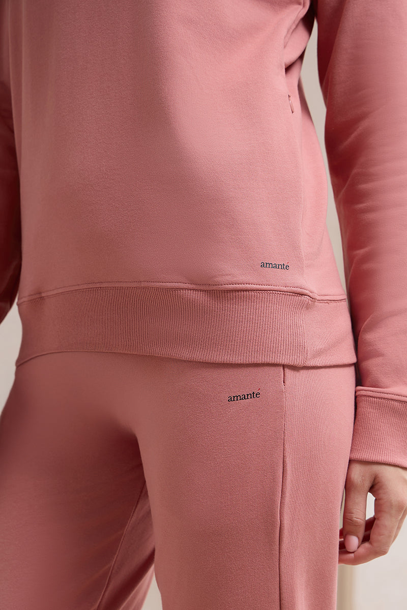 Terry Chic Sweatshirt - Dusty Cedar