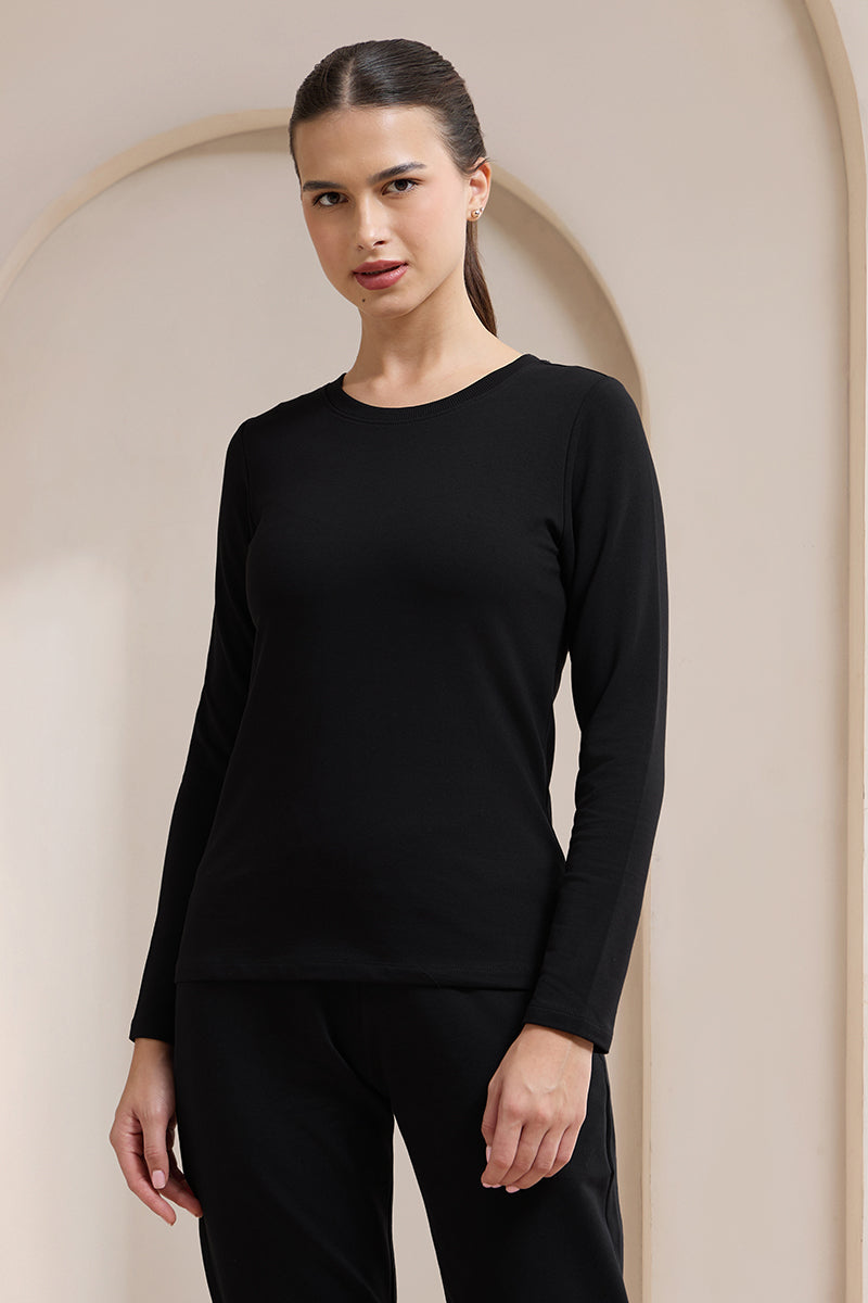 Terry Chic T-Shirt - Black