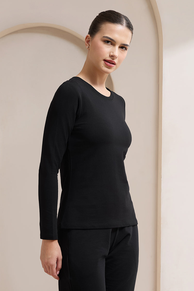 Terry Chic T-Shirt - Black - Image 3 of 5