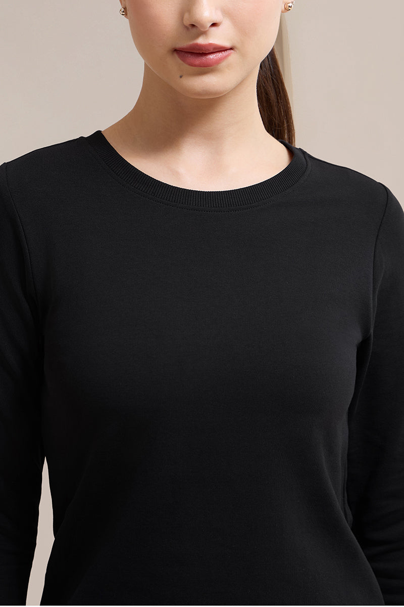 Terry Chic T-Shirt - Black