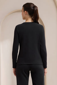 Terry Chic T-Shirt - Black Level Print thumbnail 2