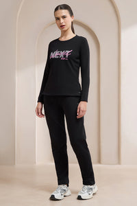 Terry Chic T-Shirt - Black Level Print thumbnail 5