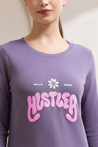 Terry Chic T-Shirt - Blooming Hustler Print thumbnail 4