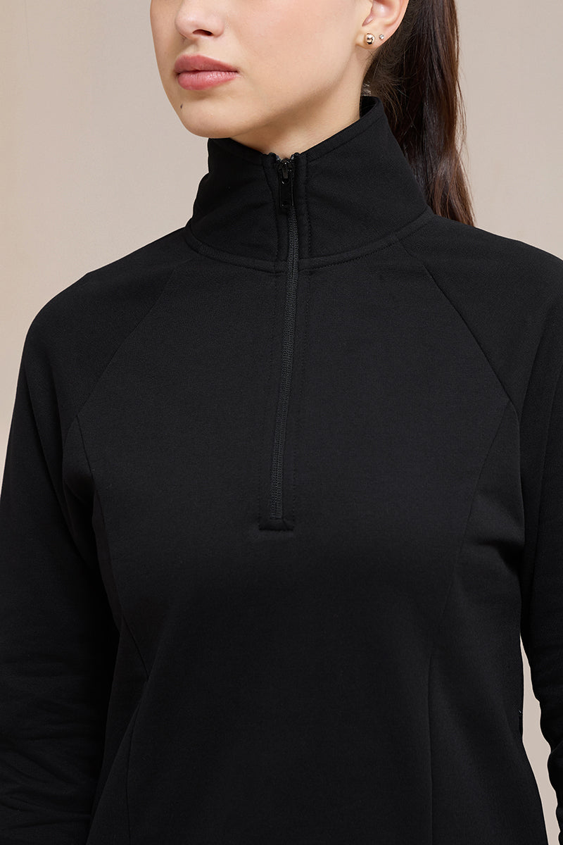 WinterEase Zipper T-Shirt - Black - Image 4 of 6