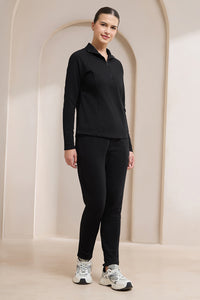 WinterEase Zipper T-Shirt - Black thumbnail 6
