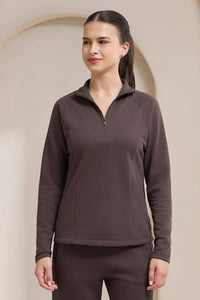 WinterEase Zipper T-Shirt - Puce thumbnail 1