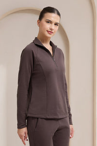 WinterEase Zipper T-Shirt - Puce thumbnail 3