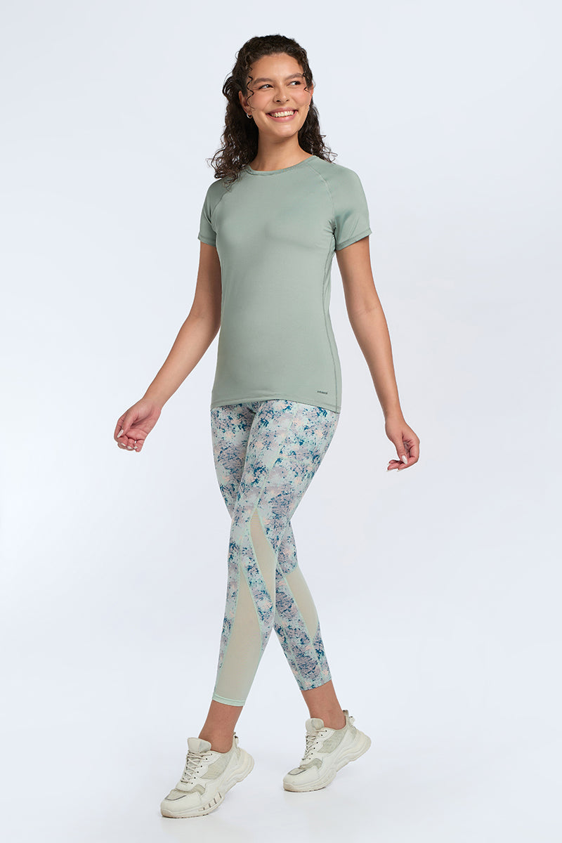 Energize Active Crew Neck Tee - Aqua Base - Image 5 of 6