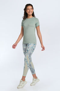 Energize Active Crew Neck Tee - Aqua Base thumbnail 5