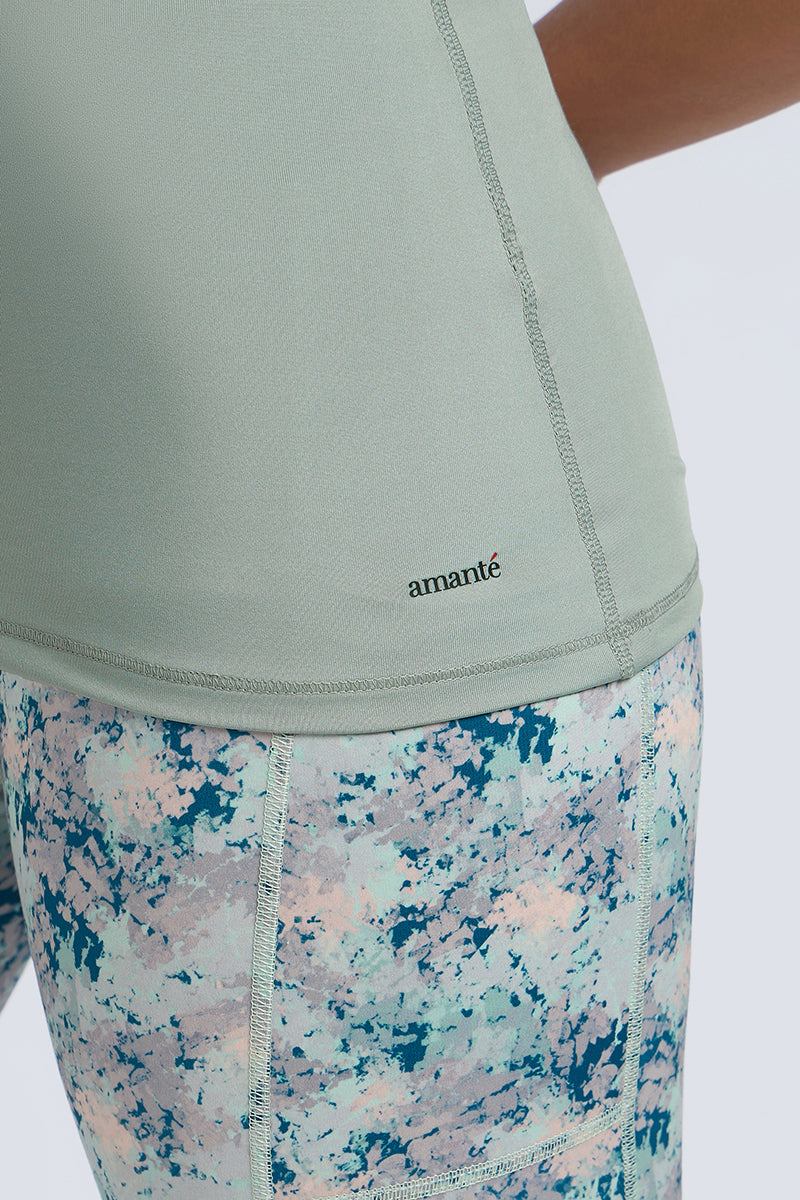 Energize Active Crew Neck Tee - Aqua Base - Image 6 of 6