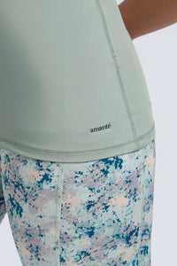 Energize Active Crew Neck Tee - Aqua Base thumbnail 6