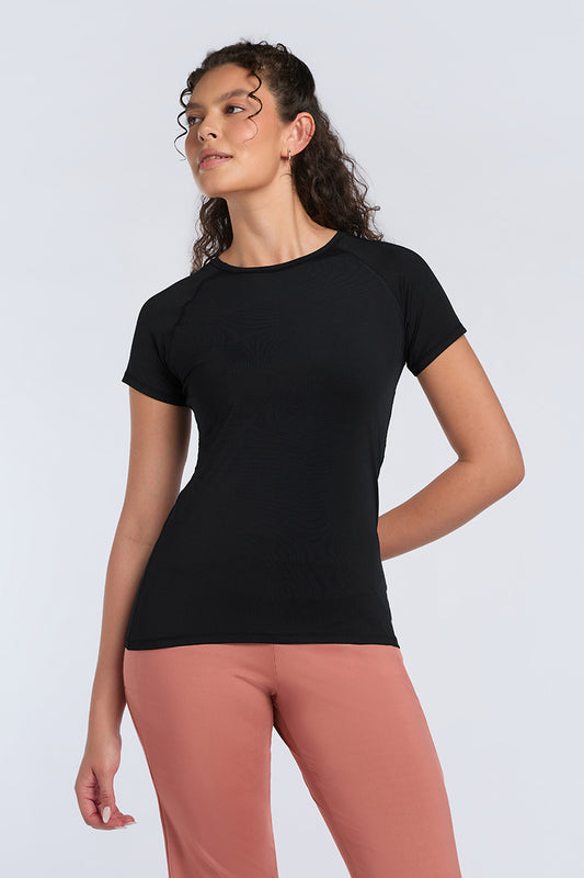 Energize Active Crew Neck Tee - Black