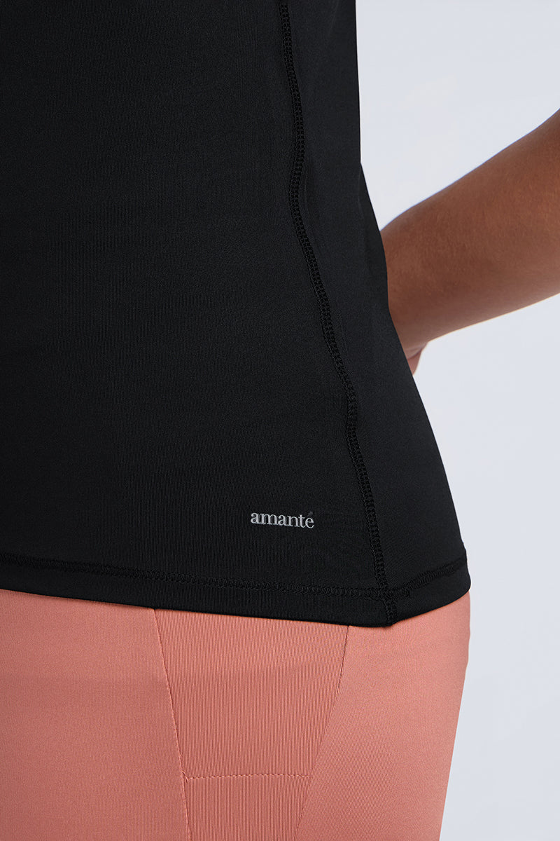 Energize Active Crew Neck Tee - Black - Image 5 of 7