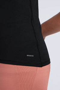 Energize Active Crew Neck Tee - Black thumbnail 5
