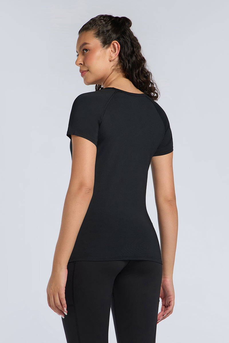 Energize Active Crew Neck Tee - Black Base