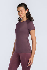 Energize Active Crew Neck Tee - Egg Plant Base thumbnail 5