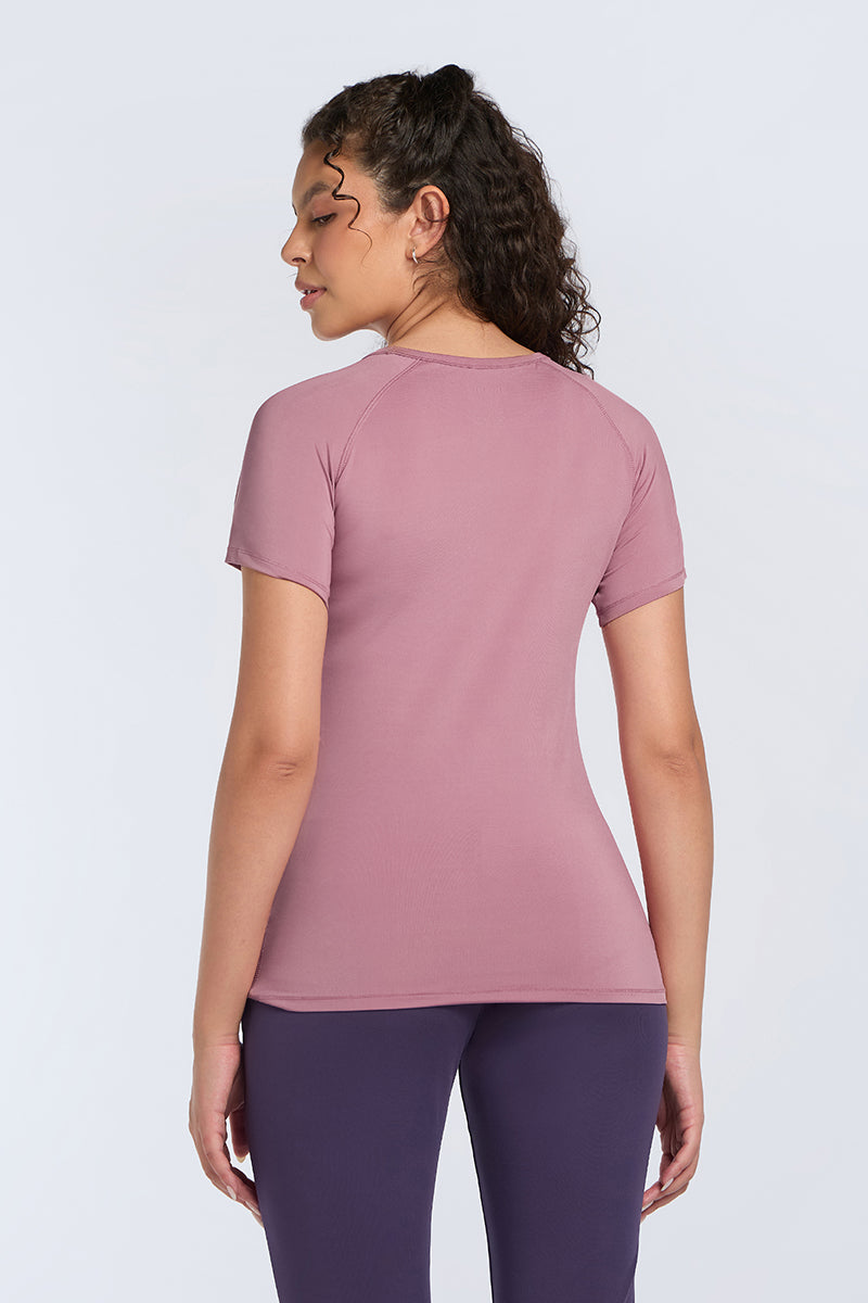 Energize Active Crew Neck Tee - FOXGLOVE - Image 2 of 7