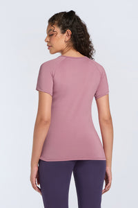 Energize Active Crew Neck Tee - FOXGLOVE thumbnail 2
