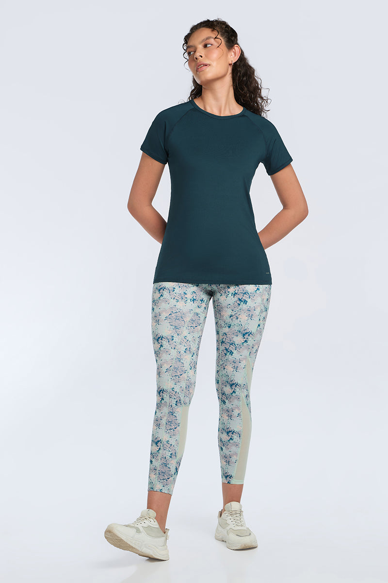 Energize Active Crew Neck Tee - Reflecting Pond