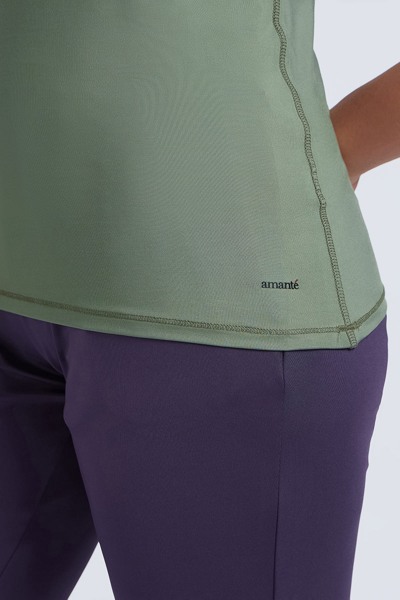 Energize Active Crew Neck Tee - SEA SPRAY - GREEN - Image 5 of 7