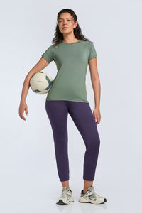 Energize Active Crew Neck Tee - SEA SPRAY - GREEN thumbnail 7