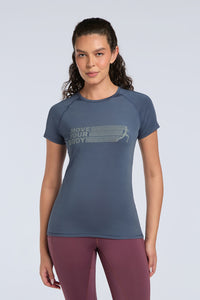 Energize Active Crew Neck Tee - Vintage Indigo Base thumbnail 1