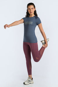 Energize Active Crew Neck Tee - Vintage Indigo Base thumbnail 6