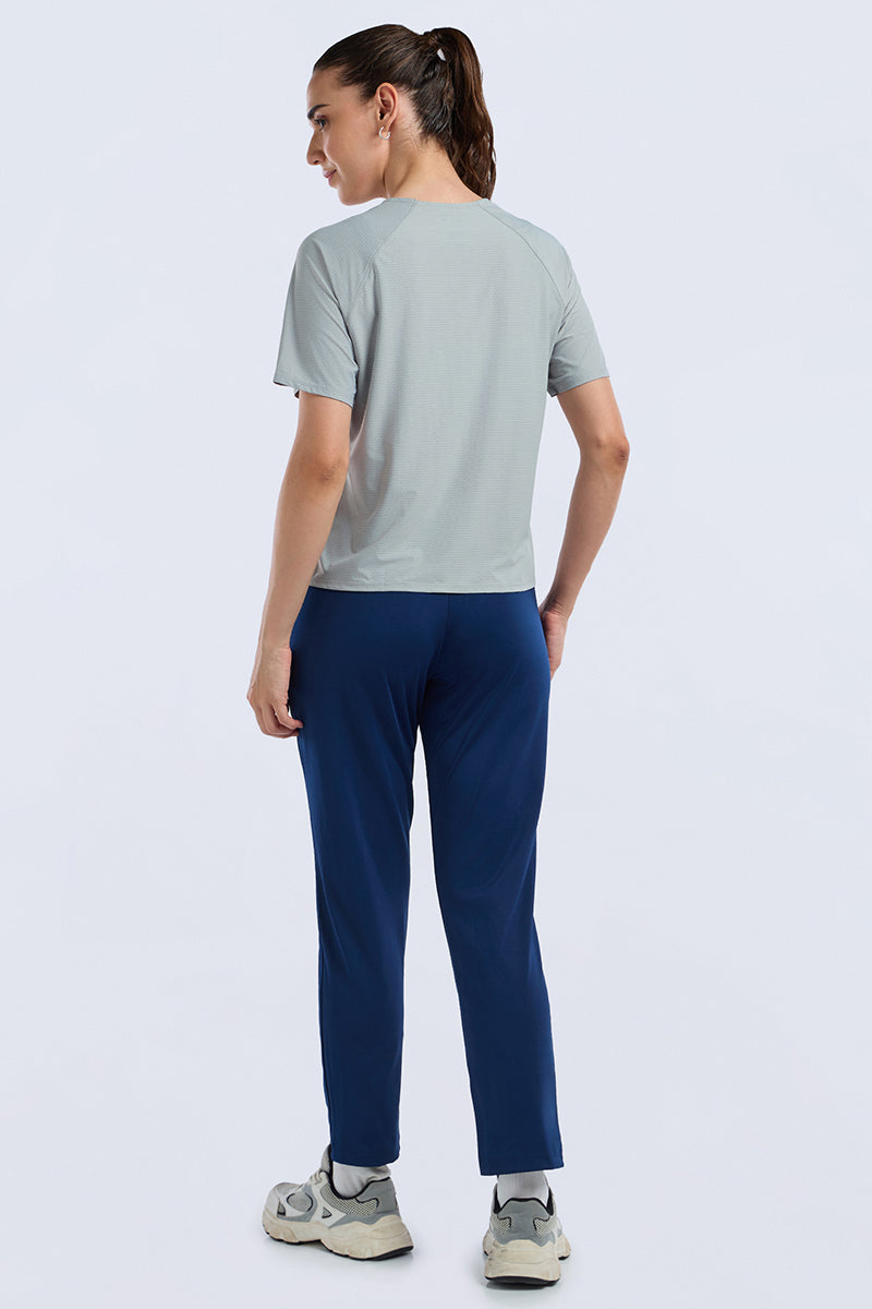 Full mesh workout tee - Light Grey Base