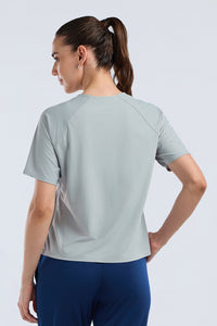Full mesh workout tee - Light Grey Base thumbnail 3