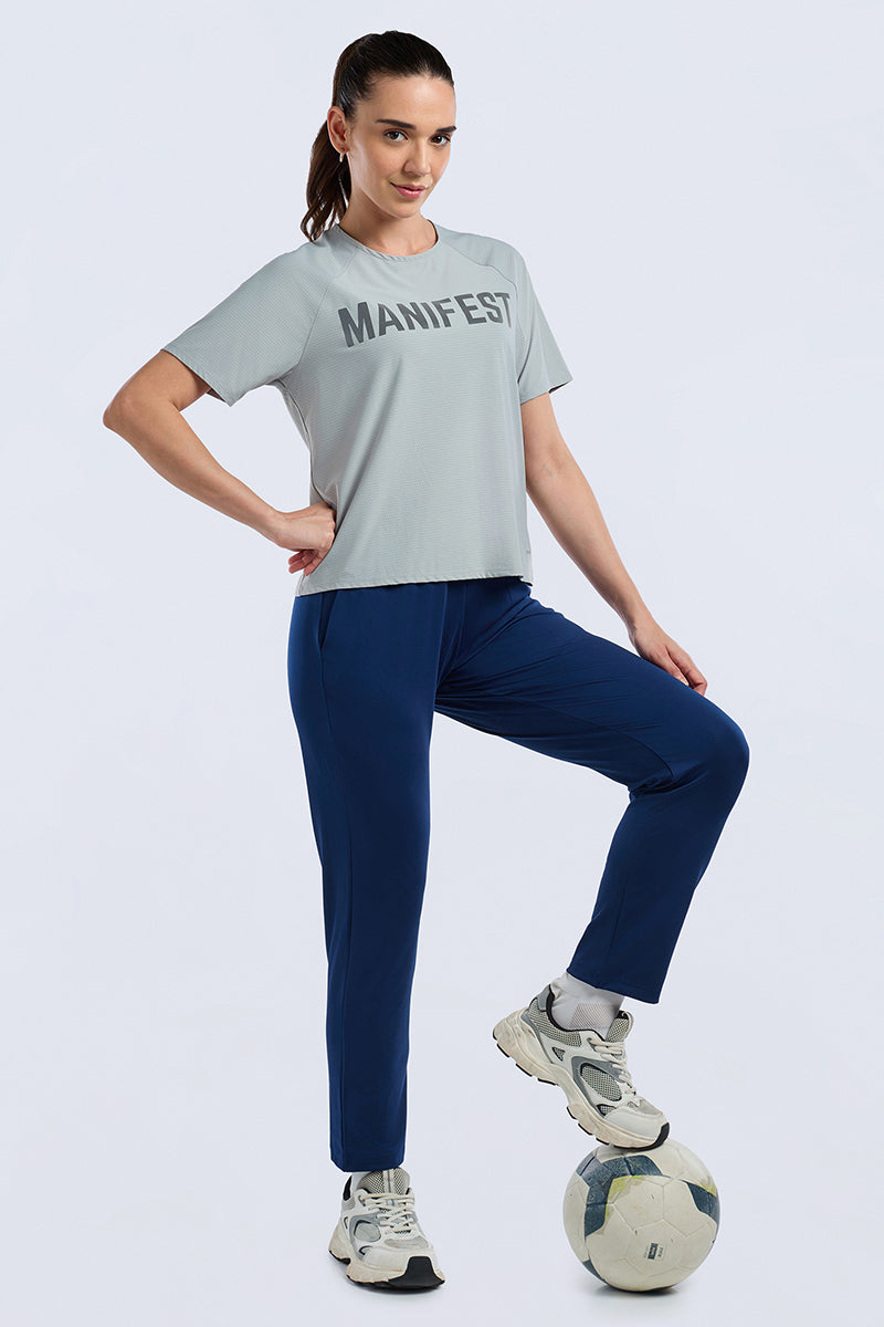 Full mesh workout tee - Light Grey Base - Image 7 of 7