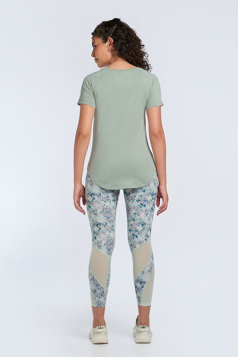 Easy Curve Tee - Aqua Grey - Image 6 of 7