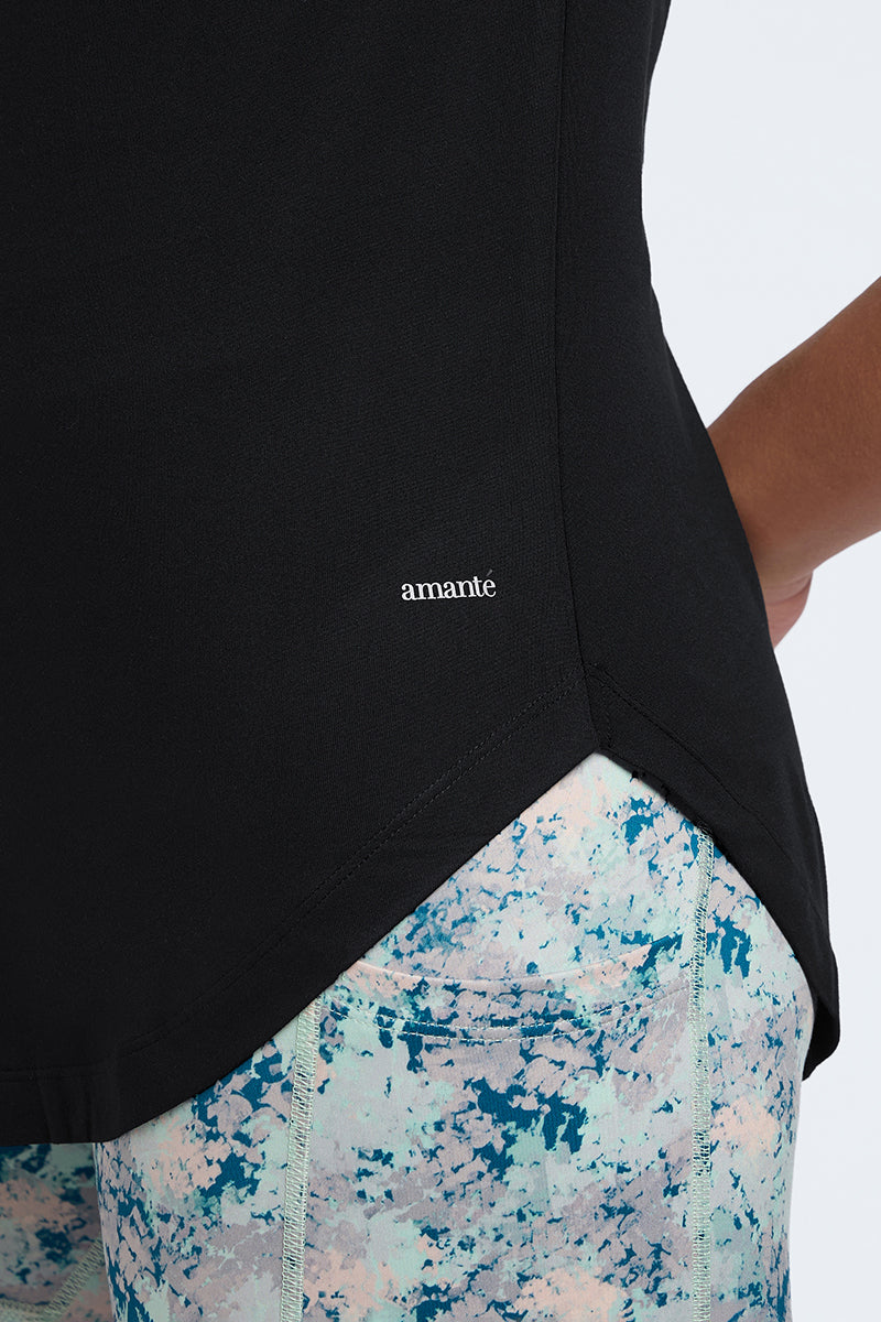 Easy Curve Tee - Black