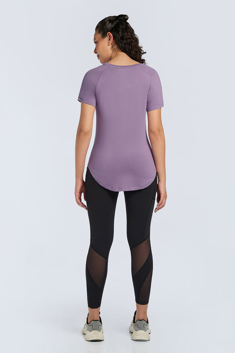 Easy Curve Tee - Orchid Mist